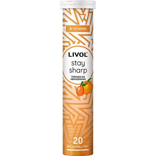 Livol Stay Sharp  Fersken Og Abrikossmag  20tab