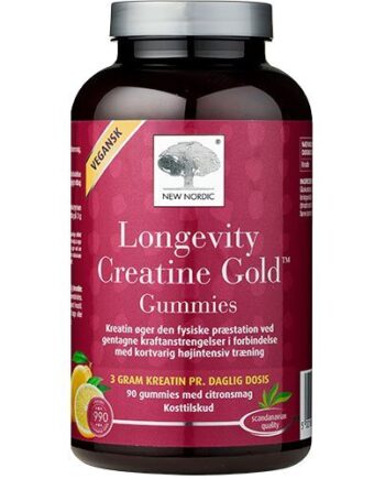 Longevity Creatine Gold Gummies 90 Stk
