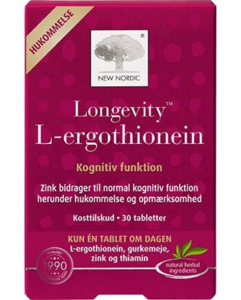 Longevity  -ergothionein 30 Tabletter