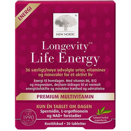Longevity Life Energy 30 Tabletter