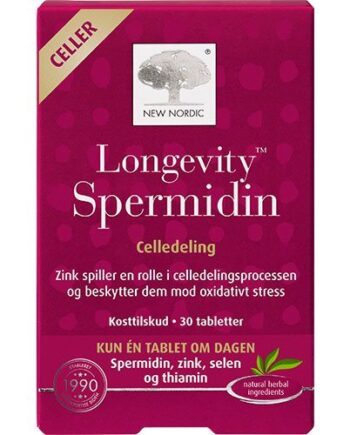Longevity Spermidin 30 Tabletter