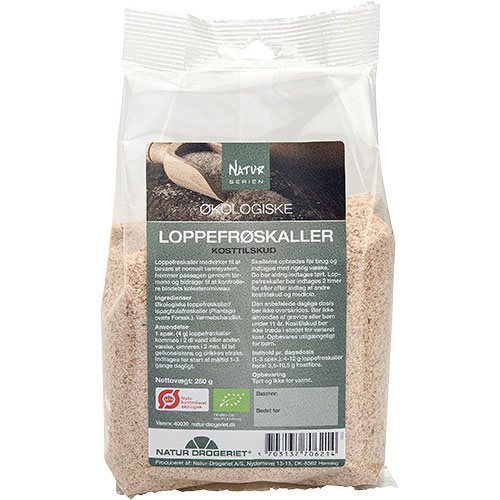 Loppefrøskaller økologisk 250 Gram