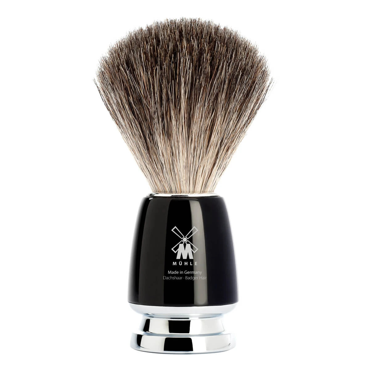 Mühle Shaving Pure Badger Barberkost  21 Mm  Rytmo  Sort Kunstharpiks