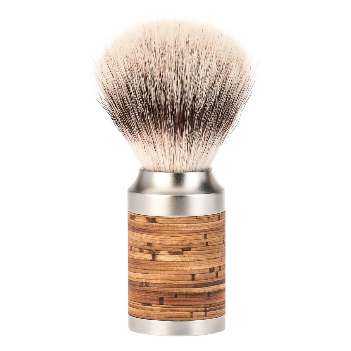 Mühle Shaving Silvertip Fibreâ  Barberkost  21 Mm  Rocca  Rustfrit Stål   Birkebark
