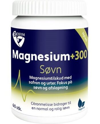 Magnesium 300 Søvn 60 Kapsler