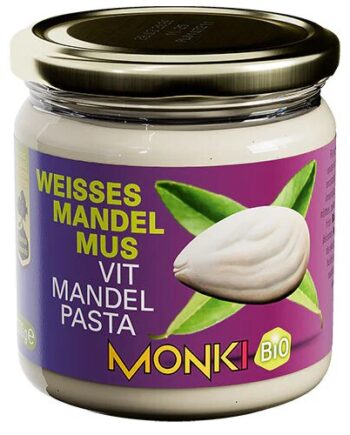 Mandelsmør Hvid   Monki 330 Gram