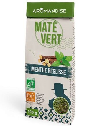 Maté Vild Grøn    Mint   Lakrids økologisk 100 Gram