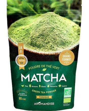 Matcha Grøn Te Pulver økologisk 80 Gram