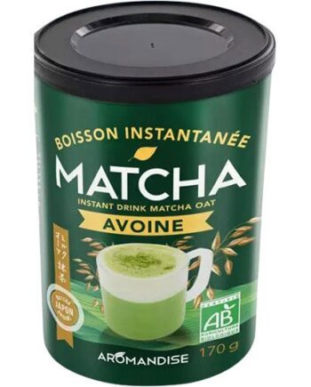 Matcha Instant Latté Havre økologisk 170 Gram