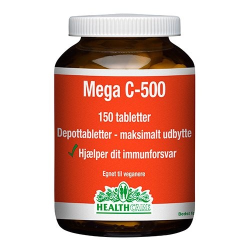 Mega   500 Mg Health Care 150 Tabletter