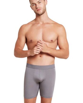 Men    Everyday Longer Boxers Ash Str