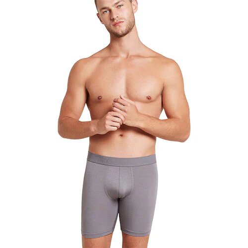Men Everyday Longer Boxers Ash Str