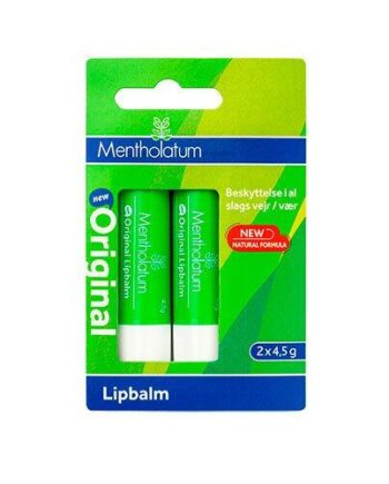 Mentholatum Læbepomade Original 2x4