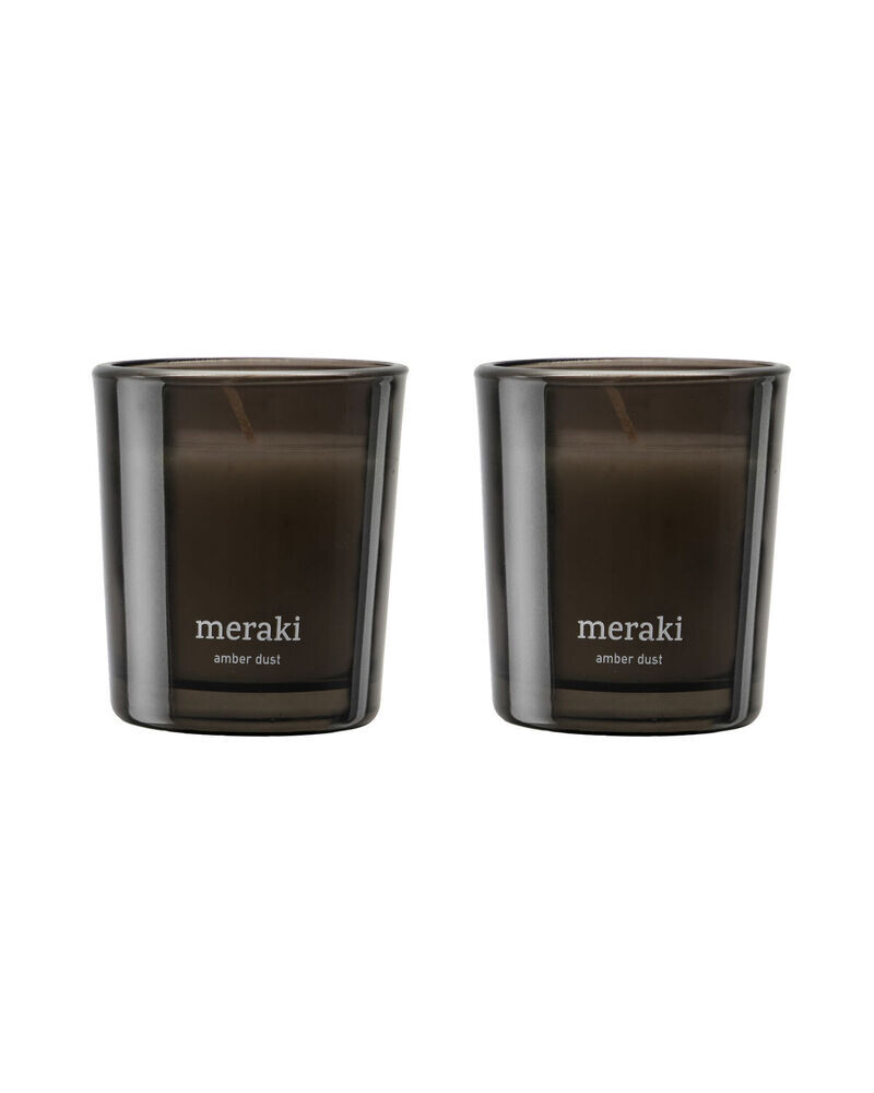 Meraki Duftlys Amber Dust Stk 7cm 6cm