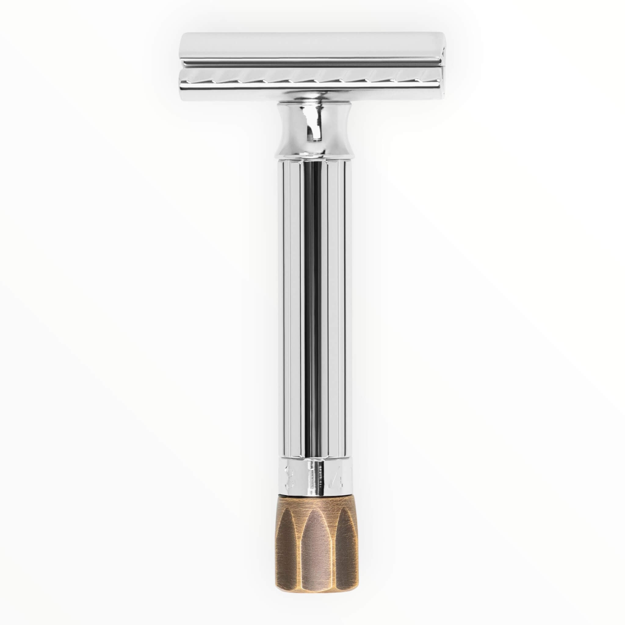 Merkur Progress Justerbar De-skraber  Antique Knob  Krom