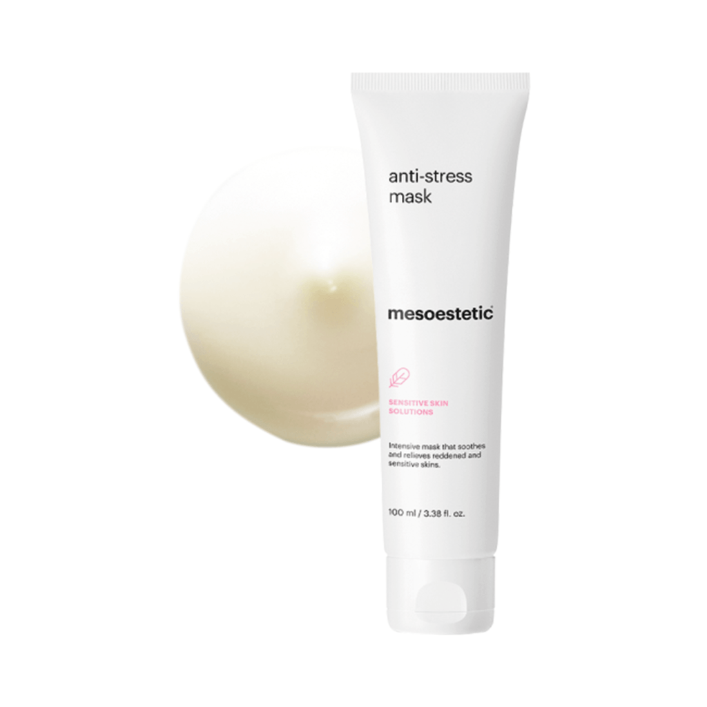 Mesoestetic Anti-stress Mask Intensiv Maske Der Lindre Rødme Og Sensitiv Hud 100 Ml Reducere Rødme Ansigtet Hudpleje Til Sensitiv Hud