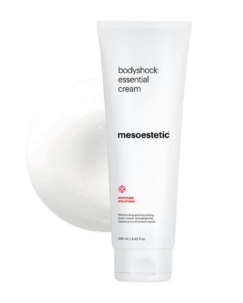 Mesoestetic Bodyshock Essential Cream Fugtighedscreme Til Kroppen Med Opstrammende Effekt 250 Ml  Effektiv Mod Strækmærker Og Appelsinhud