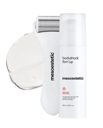 Mesoestetic Bodyshock Firm Up  Opstrammende Creme Til Kroppen Som Giver En Fastere Og Mere Tonet Hud 250 Ml  Effektiv Behandling Af Appelsinhud