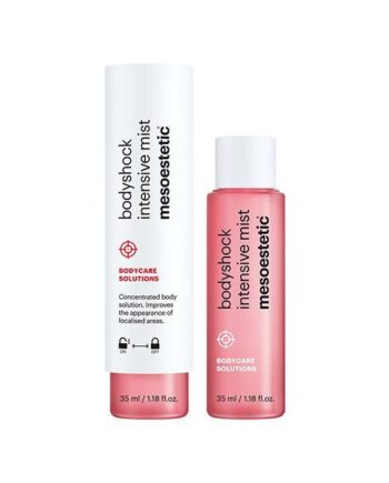 Mesoestetic Bodyshock Intensive Mist Opstrammende Bodymist   Creme Til Kroppen     35 Ml  Effektiv Behandling Af Appelsinhud På Kroppen