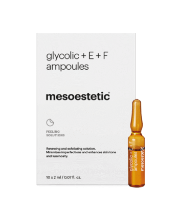 Mesoestetic Glycolic         Ampoules Antiage Ampuller Som øger Hudtone Effektiv Mod Behandling Af Tegn På Aldring 10     Ml  Bestil Nu