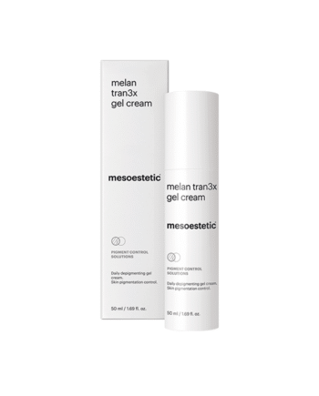 Mesoestetic Melan Tran3x Gel Cream Depigmenterende Creme Mod Pigmentforandringer Og Pigmentpletter 50 Ml  Effektiv Behandling Mod Pigmentfejl