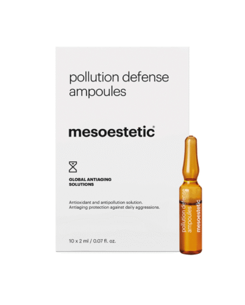 Mesoestetic Pollution Defense Ampoules Antiage Ampuller Med Antioxidant Til Forebyggelse Af Tegn På Aldring 10     Ml  Banebrydende Beskyttelse