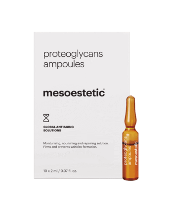 Mesoestetic Proteoglycans Ampoules Antiage Ampuller Med Fugtgivende Og Nærende Koncentrat 10     Ml  Effektiv Behandling Af Tegn På Aldring