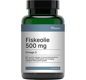 Mezina Fiskeolie Omega-  500 Mg 180 Kap
