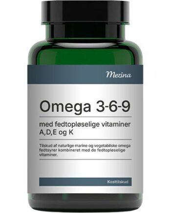 Mezina Omega  - -  Med Vitamin Adek 90 Kapsler
