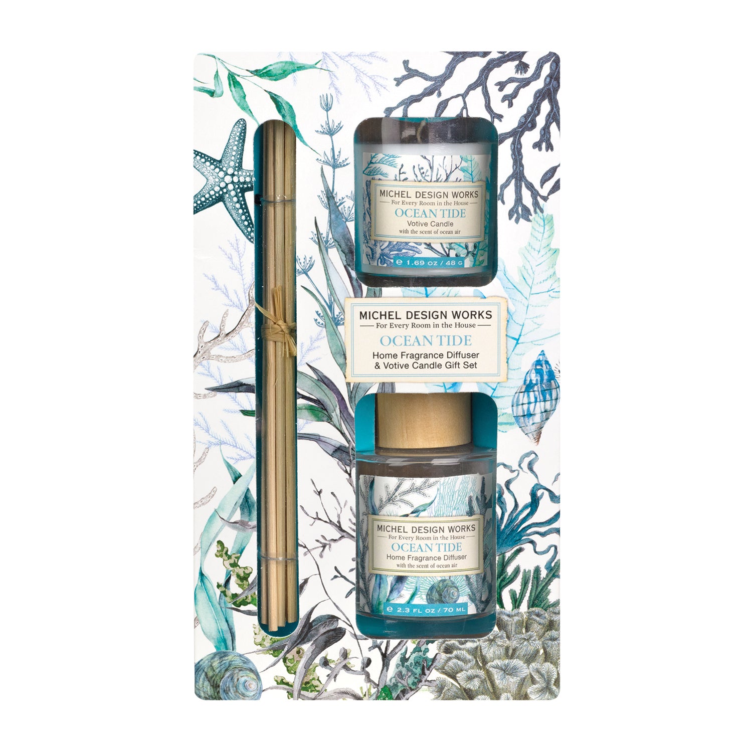 Michel Design Duftpinde- Og Lys Ocean Tide