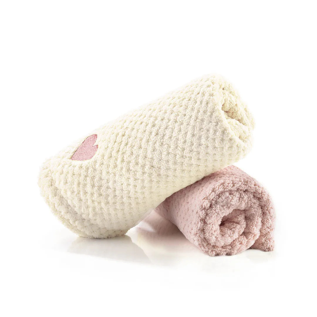 Mikrofiber Håndklæde Til Hår Rosa Stk Pudder Stk Spar 15