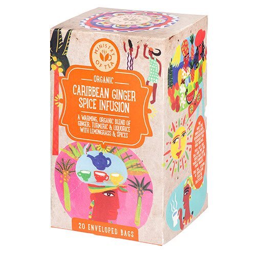Ministry Of Tea Caribbean Ginger Spice Te    20br