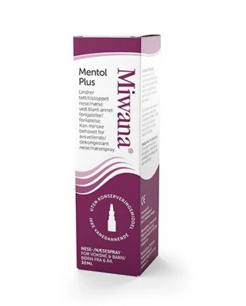 Miwana Næsespray Mentol Plus 30 Ml