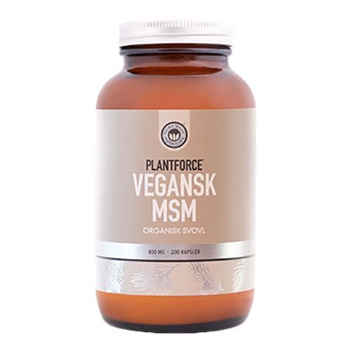 Msm Plantforce 800 Mg 200 Kapsler