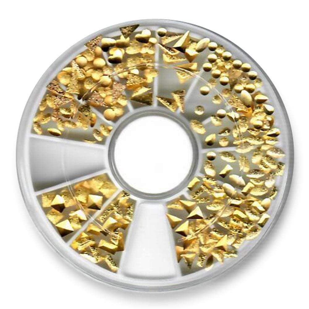 Nail Art Shapes Metal  Guld Shapes