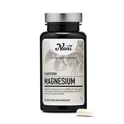 Nani Magnesium Organisk Planteform  60kap