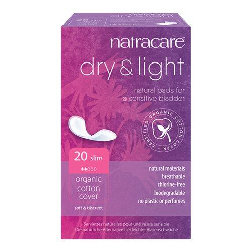 Natracare Dry   Light 20 Stk   Inkontinens  Indpakket Enkeltvis   Pk