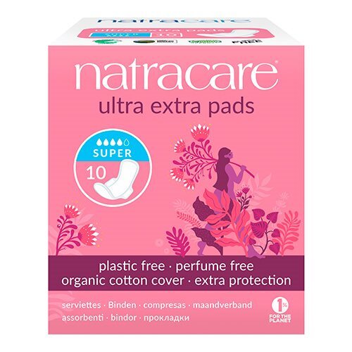 Natracare Ultra Extra Bind Super  øko  10 Stk