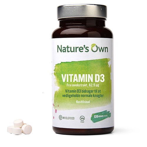 Nature Own Vitamin D3 120 Tabletter