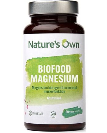 Natures Own Biofood Magnesium 60 Tabletter