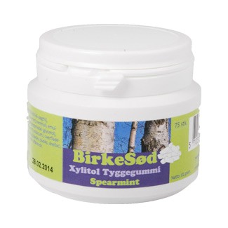 Nd Tyggegummi Birkesød    Spearmint  Bull  70 Stk