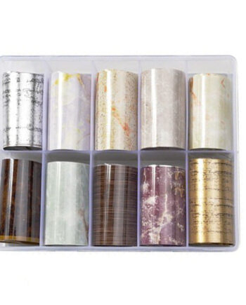 Neglefolie   Træ   Marmor Motiver   Transfer Neglefolie Til Nail Art