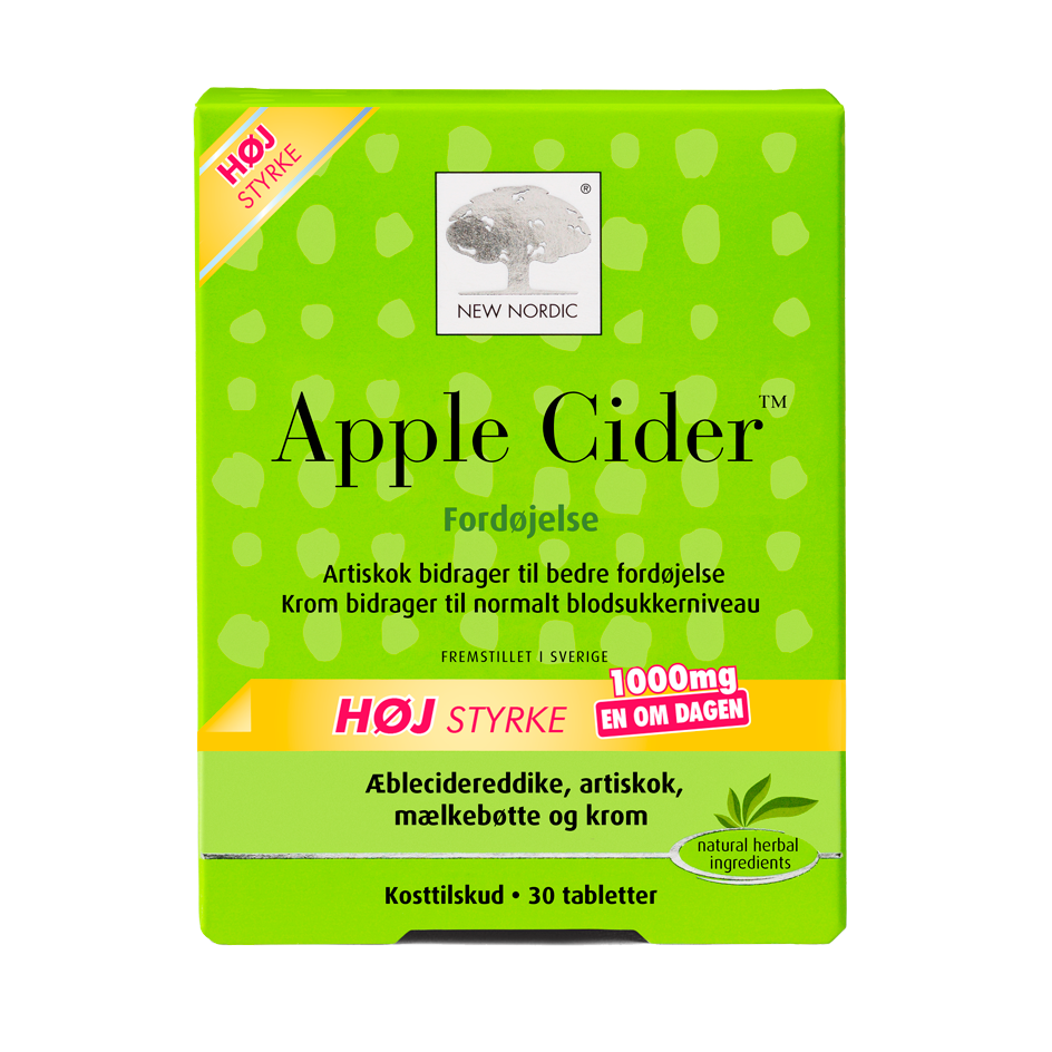 New Nordic Apple Cider 90 Tabl  Høj Styrke