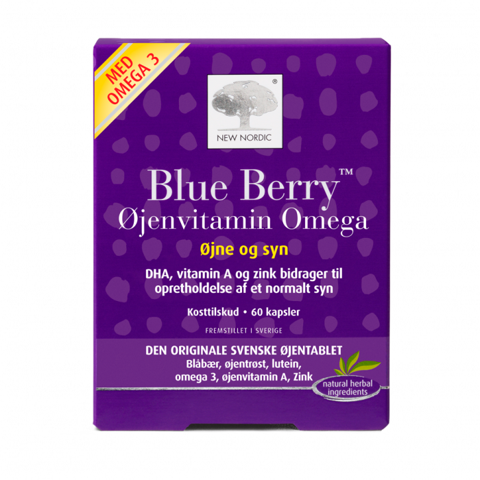 New Nordic Blue Berry Omega   60 Kaps