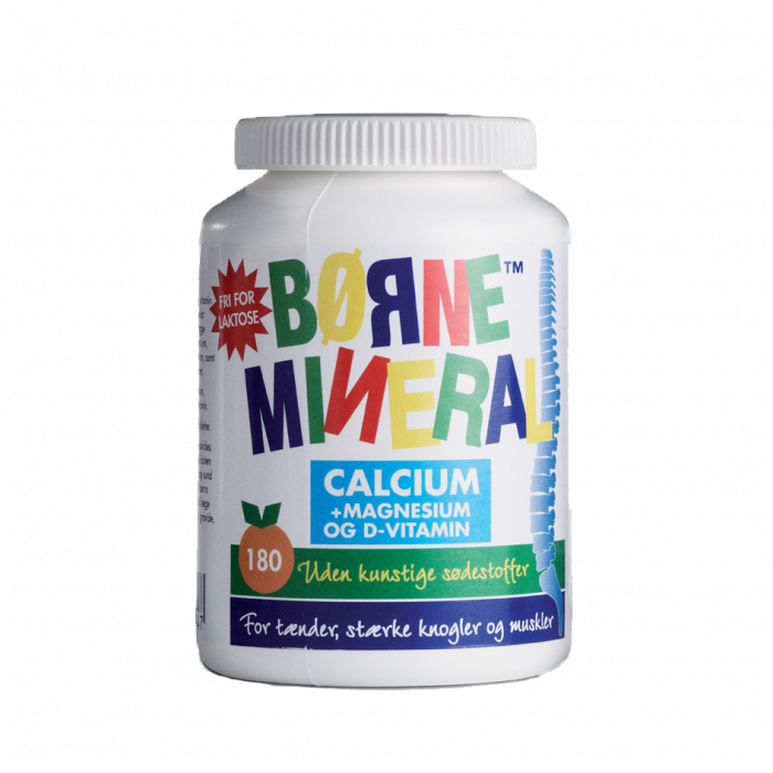 New Nordic Børne Mineral Calcium   Magnesium Appelsin 180 Tabl