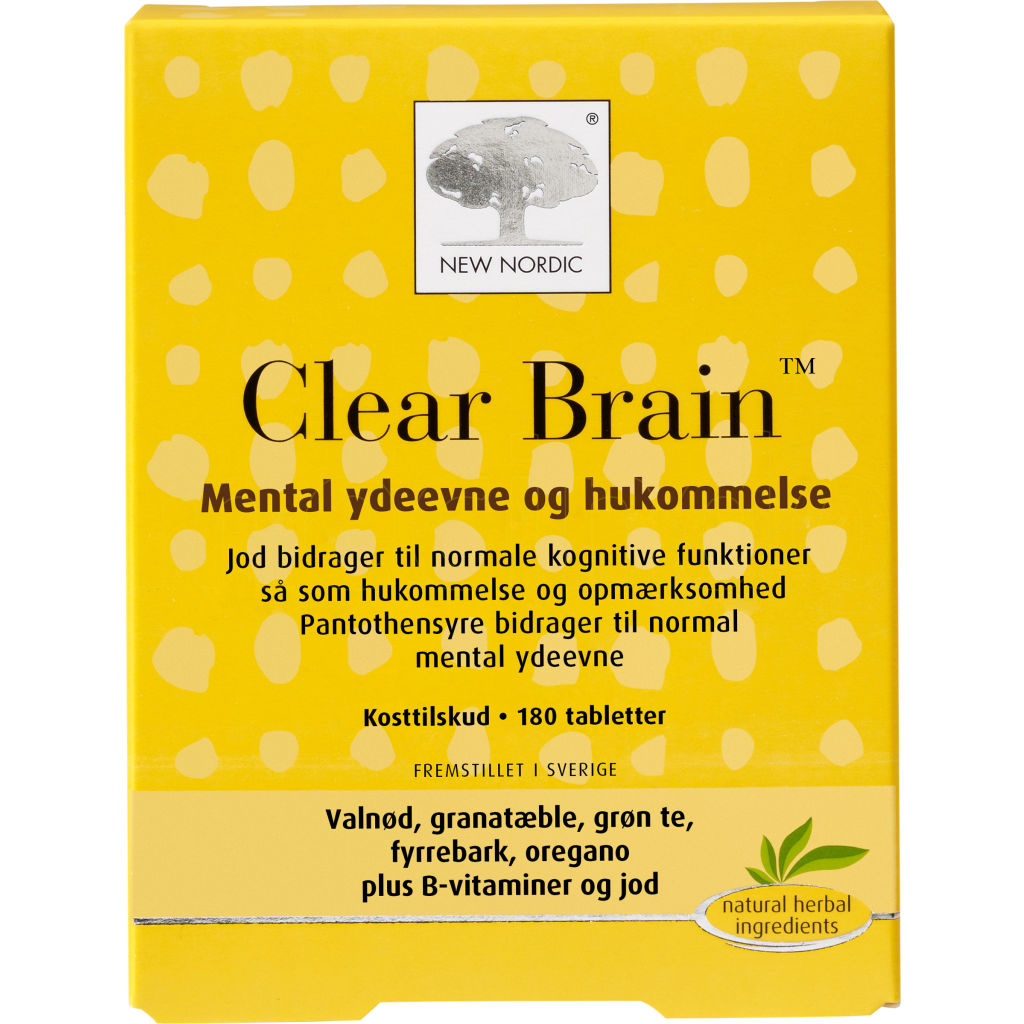 New Nordic Clear Brain 180 Tabl    For 749 -