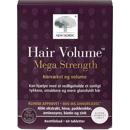 New Nordic Hair Volume Mega Strength 60 Tabl