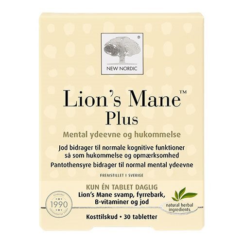New Nordic Lion   Mane Plus  30tab