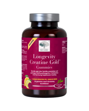 New Nordic Longevity Creatine Gold Gummies 90 Stk