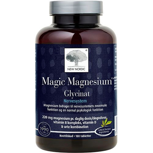 New Nordic Magic Magnesium Glycinat 180 Tabl    For 769 -
